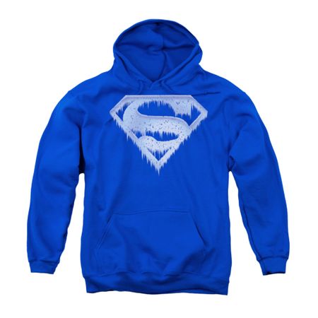 Superman Youth Hoodie Ice Shield Royal Kids Hoody