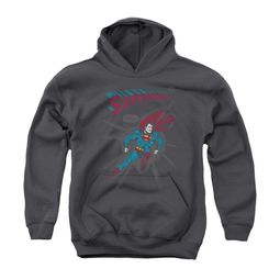 Superman Youth Hoodie It Tickles Charcoal Kids Hoody