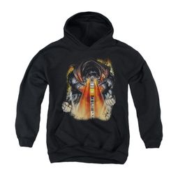 Superman Youth Hoodie Laser Eyes Black Kids Hoody