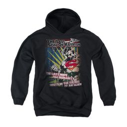 Superman Youth Hoodie Last Hope Black Kids Hoody
