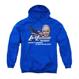 Superman Youth Hoodie Lex Luthor For President Royal Blue Kids Hoody
