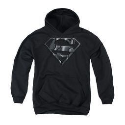 Superman Youth Hoodie Mech Shield Black Kids Hoody Superman Youth Hoodie Mech Shield Black Kids Hoody