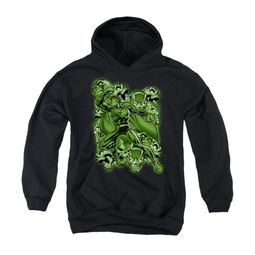 Superman Youth Hoodie Metallo Mayhem Black Kids Hoody