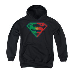 Superman Youth Hoodie Portugal Shield Black Kids Hoody