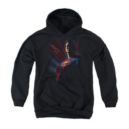 Superman Youth Hoodie Shadows Black Kids Hoody