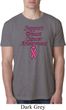 Support Breast Cancer Awareness Burnout T-shirt