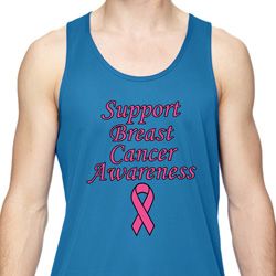 Support Breast Cancer Awareness Dry Wicking Tank Top