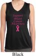 Support Breast Cancer Awareness Ladies Dry Wicking Sleeveless Shirt