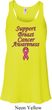 Support Breast Cancer Awareness Ladies Flowy Racerback