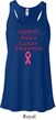 Support Breast Cancer Awareness Ladies Flowy Racerback