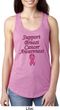 Support Breast Cancer Awareness Ladies Ideal Racerback