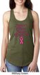 Support Breast Cancer Awareness Ladies Ideal Racerback