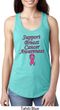 Support Breast Cancer Awareness Ladies Ideal Racerback