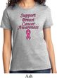 Support Breast Cancer Awareness Ladies T-shirt
