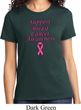 Support Breast Cancer Awareness Ladies T-shirt