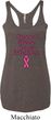Support Breast Cancer Awareness Ladies Tri Blend Racerback