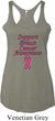 Support Breast Cancer Awareness Ladies Tri Blend Racerback