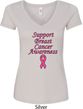 Support Breast Cancer Awareness Ladies V-Neck