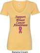 Support Breast Cancer Awareness Ladies V-Neck