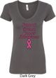 Support Breast Cancer Awareness Ladies V-Neck
