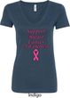 Support Breast Cancer Awareness Ladies V-Neck