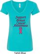 Support Breast Cancer Awareness Ladies V-Neck