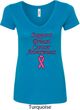 Support Breast Cancer Awareness Ladies V-Neck