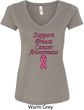 Support Breast Cancer Awareness Ladies V-Neck
