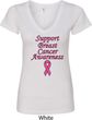 Support Breast Cancer Awareness Ladies V-Neck
