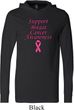 Support Breast Cancer Awareness Lightweight Hoodie
