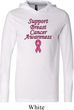 Support Breast Cancer Awareness Lightweight Hoodie
