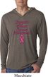 Support Breast Cancer Awareness Lightweight Hoodie Tee
