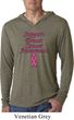 Support Breast Cancer Awareness Lightweight Hoodie Tee
