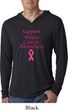 Support Breast Cancer Awareness Lightweight Hoodie Tee