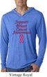 Support Breast Cancer Awareness Lightweight Hoodie Tee