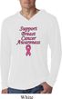 Support Breast Cancer Awareness Lightweight Hoodie Tee