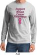 Support Breast Cancer Awareness Long Sleeve