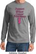 Support Breast Cancer Awareness Long Sleeve