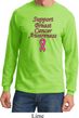 Support Breast Cancer Awareness Long Sleeve