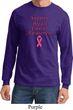 Support Breast Cancer Awareness Long Sleeve