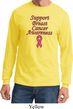 Support Breast Cancer Awareness Long Sleeve