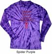 Support Breast Cancer Awareness Long Sleeve Tie Dye Shirt