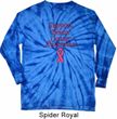 Support Breast Cancer Awareness Long Sleeve Tie Dye Shirt