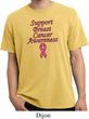 Support Breast Cancer Awareness Pigment Dyed T-shirt