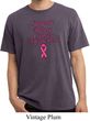 Support Breast Cancer Awareness Pigment Dyed T-shirt