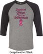 Support Breast Cancer Awareness Raglan Shirt