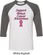Support Breast Cancer Awareness Raglan Shirt
