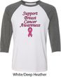 Support Breast Cancer Awareness Raglan Shirt