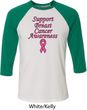 Support Breast Cancer Awareness Raglan Shirt