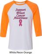 Support Breast Cancer Awareness Raglan Shirt